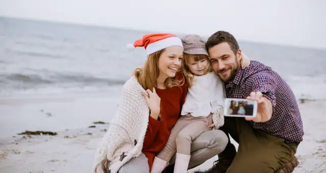 Vacances de Noël à la mer